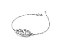 Why Jewellery Teardrop Diamond Bracelet - Silver Photo
