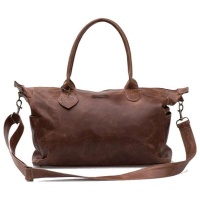 Mally Classic Leather Baby Bag - Brown Photo