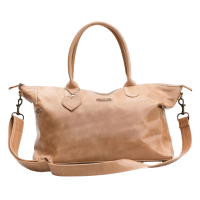 Mally Classic Leather Baby Bag - Tan Photo