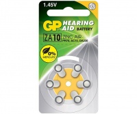 GP Batteries 1.4V ZA10 Hearing Aid Zinc Air Batteries Card of 6 Photo