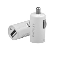 Whizzy Single USB Car Charger - White Photo