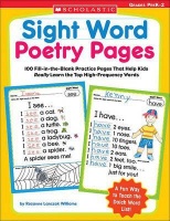 Sight Word Poetry Pages Photo