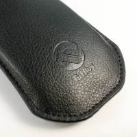 Apple Tuff-Luv Faux Leather Pull-E slip case cover for Magic Mouse - Black Photo