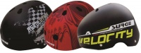 Surge Rival Skateboard Helmets Medium - Red Photo
