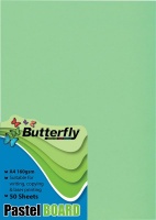Butterfly A4 Pastel Board 50s - Green Photo