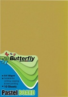 Butterfly A4 Pastel Board 10s - Buff Photo