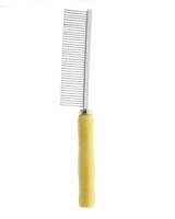 MCPets - Fine Metal Comb With Wooden Handle Photo