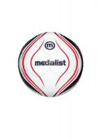 Medalist Club Soccer Ball - White/Red - Size 3 Photo