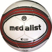 Medalist Match Soccer Ball - White/Red - Size 4 Photo