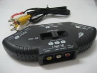 Game Selector DVD 3-Port RCA Switch AV Selector & Video RCA Splitter Photo