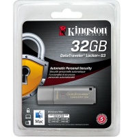 Kingston DataTraveler Locker G3 USB 3.0 Secure Flash Drive - 8GB Photo