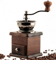 Wooden Manual Coffee Grinder Photo