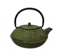 Regent - Cast Iron Chinese Teapot - Lime Green - 600ml Photo