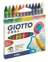 Giotto Cera 12 Wax Crayons Photo