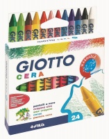 Giotto Cera 24 Wax Crayons Photo