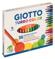 Giotto Turbo Color 36 Fine Fibre-Tip Pens Photo