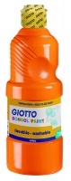 Giotto School Paint 500ml - Orange Photo