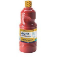 Giotto School Paint 500ml - Scarlet Red Photo
