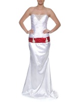 Snow White Sweetheart Mermaid Wedding Gown - White Photo