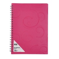 Meeco Creative Collection A4 80 Ruled Sheets Spiral Bound Notebook - White Photo