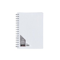 Meeco Executive A5 80 Ruled Sheets Spiral Bound Notebook - White Photo