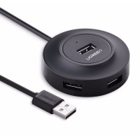 UGreen USB2.0 4-Port Hub - Black Photo