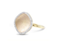 Why Jewellery Mandela Diamond Halo Ring - Yellow Gold Photo
