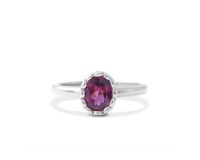 Why Jewellery Rhodolite Ring - Silver Photo