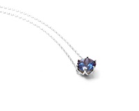Why Jewellery Topaz Pendant And Chain - Silver Photo