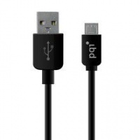 PQI 120cm Micro USB u-Cable - Black Photo