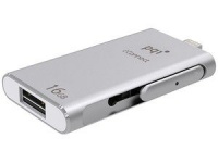 PQI 16GB iConnect Flash Drive - Silver Photo