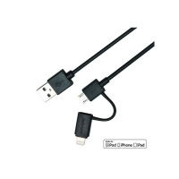 Astrum 2" 1 Micro USB & 8pin Charge & Sync Cable Photo
