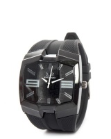 Bad Boy Beat Analogue Watch in Black & Silver Photo