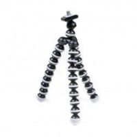 Rayne Multi-Functional Flexible Tripod For Action Cameras - Black and White Photo