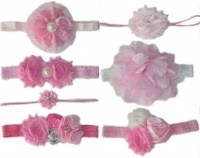 Baby Headbands Hamper - Pink Photo