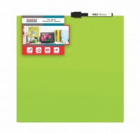 Parrot Whiteboard Tile Magnetic 355 x 355mm - Green Photo