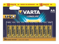 Varta - Long-life AA Batteries - Bli 10 Photo