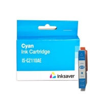 Inksaver Compatible HP 655 CZ110AE Cyan Ink Cartridge Photo