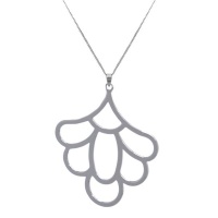 Jewellers Florist Freesia Flower Necklace - Sterling Silver Photo