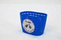 FirstBIKE Basket - Blue Includes Strap & Sticker Photo