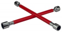 Moto-Quip - Rubber Coated Wheel Spanner - Red Photo
