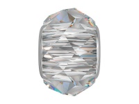 Civetta Spark Becharmed Briolette Crystal Bead - Made with Swarovski Crystal and Sterling Siver Chain Photo