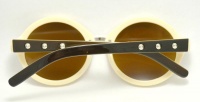 Rings & Things Cream Studded Sunny Sunglasses Photo