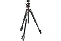 Manfrotto MK190XPRO3-BHQ2 New 190 Aluminum 3-Section Tripod with XPRO Q2 Ball Head Black Photo