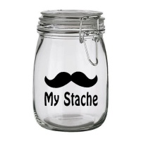Bedight My Stache" Jar Lables Kit Photo