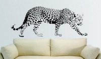 Bedight African Animal - Leopard Vinyl Wall Art Photo