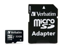 Verbatim 32GB Premium 300x Micro SD Card with Adaptor Photo
