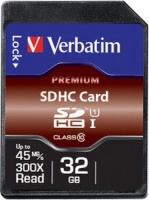 Verbatim 32GB Premium 300x SDHC Card Photo