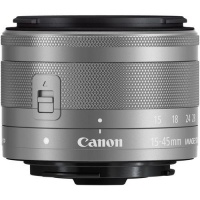 Canon EF-M 15-45mm f/3.5-6.3 IS STM Lens Silver Photo