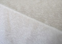 DSA - China Swirl White Tablecloth - 6 Seater Photo